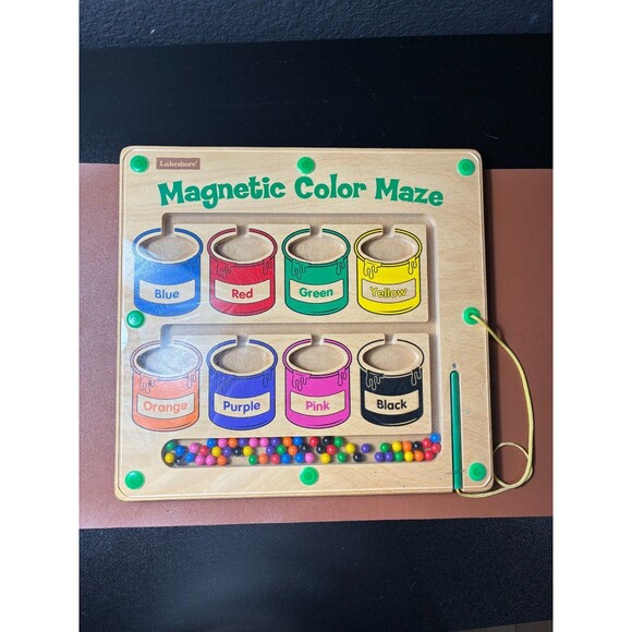 Lakeshore Magnetic Color Maze Board - Educational Toy for Toddlers & Kids - Picture 1 of 4